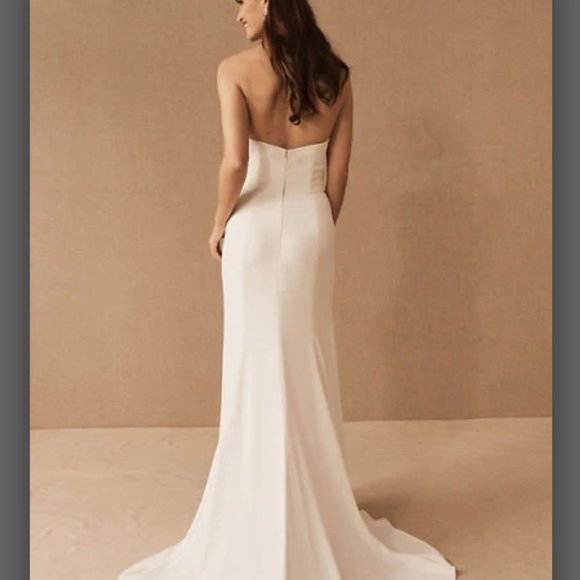 Petite BHLDN Willowby by Watters Brannox Wedding Gown - size 0/2 - Picture 8 of 14